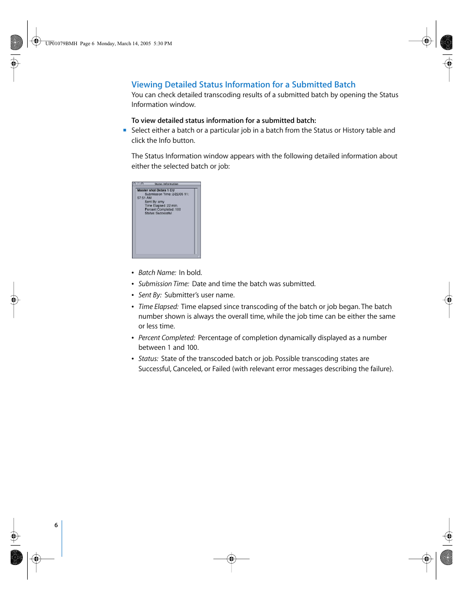 Apple Compressor or Qmaster Batch Monitor User Manual | Page 6 / 10