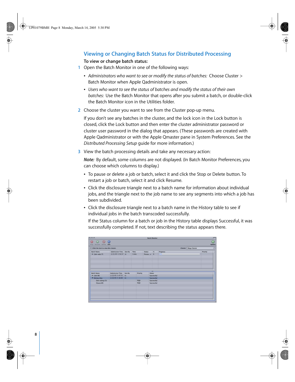 Apple Compressor or Qmaster Batch Monitor User Manual | Page 8 / 10