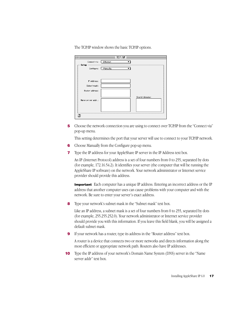 Apple AppleShare IP 6.0 User Manual | Page 17 / 70