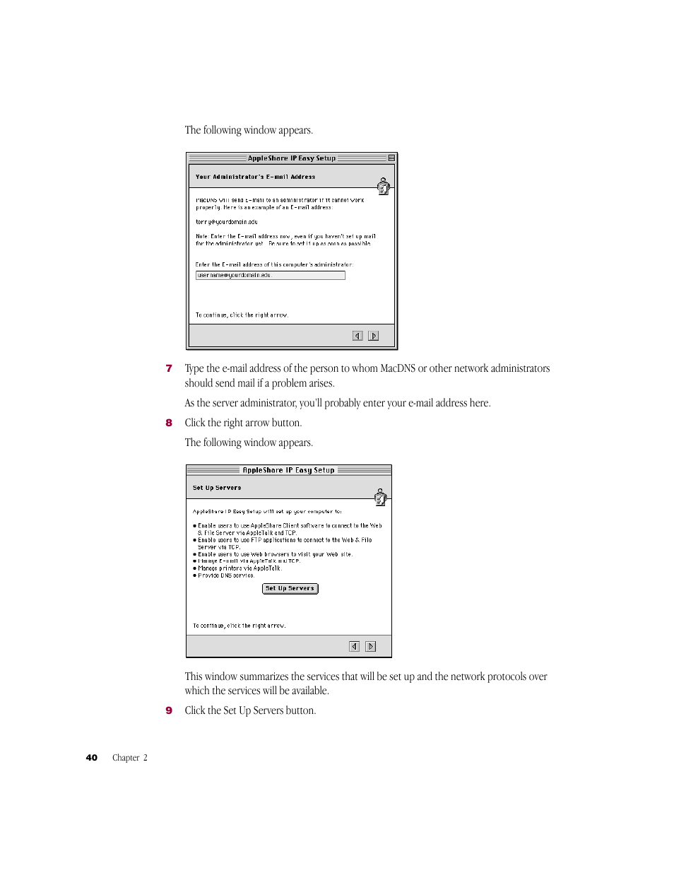 Apple AppleShare IP 6.0 User Manual | Page 40 / 70