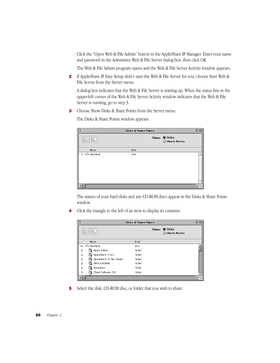 Apple AppleShare IP 6.0 User Manual | Page 50 / 70