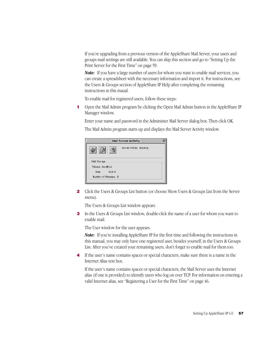 Apple AppleShare IP 6.0 User Manual | Page 57 / 70
