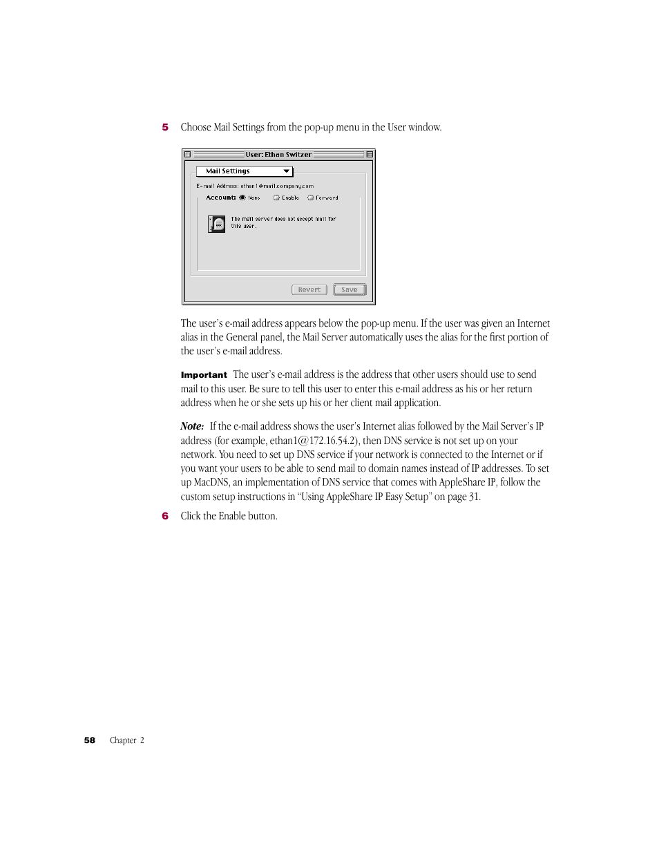 Apple AppleShare IP 6.0 User Manual | Page 58 / 70