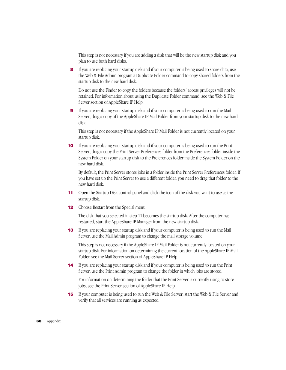 Apple AppleShare IP 6.0 User Manual | Page 68 / 70