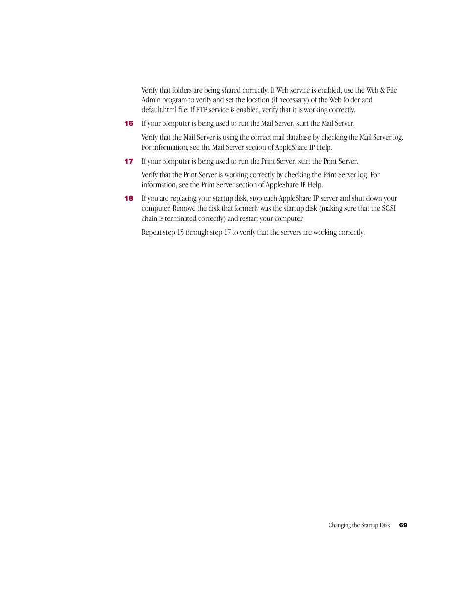 Apple AppleShare IP 6.0 User Manual | Page 69 / 70