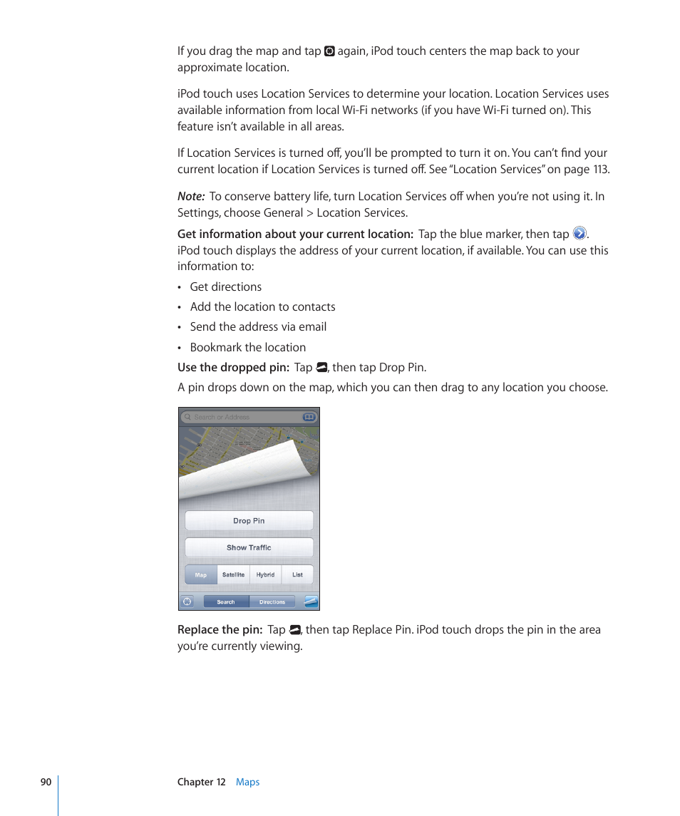 Apple iPod touch iOS 3.0 User Manual | Page 90 / 153