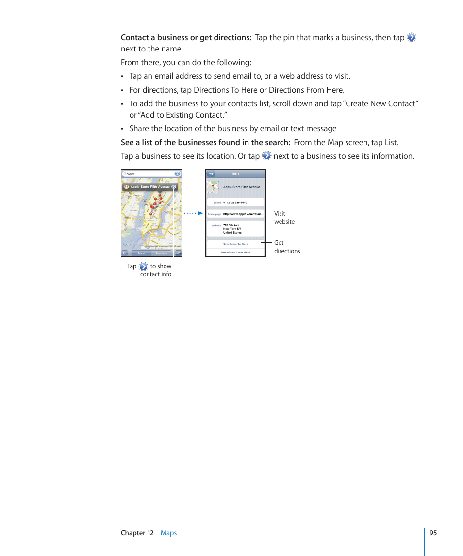 Apple iPod touch iOS 3.0 User Manual | Page 95 / 153