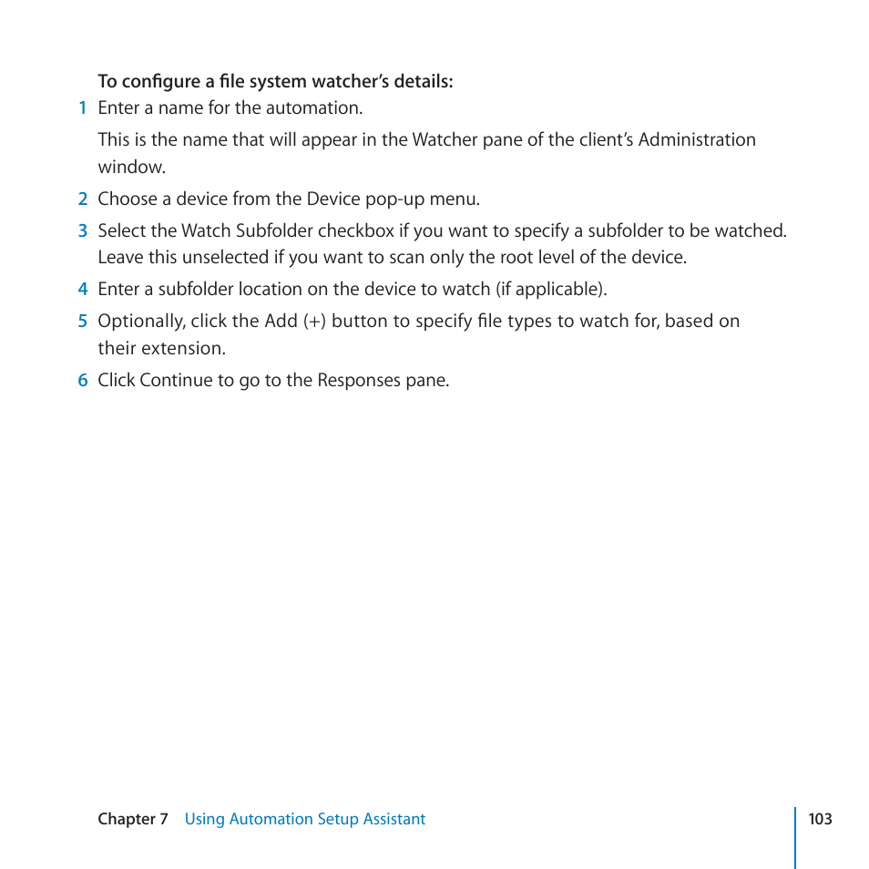 Apple Final Cut Server 1.5 User Manual | Page 103 / 125