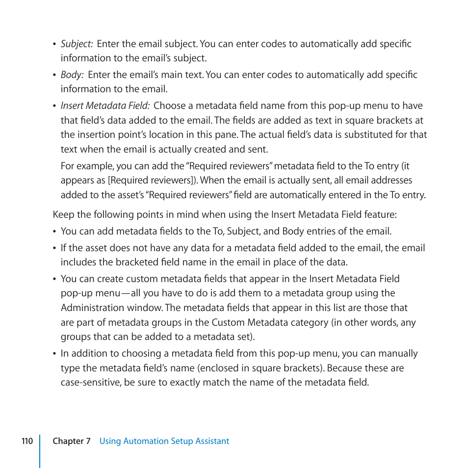 Apple Final Cut Server 1.5 User Manual | Page 110 / 125
