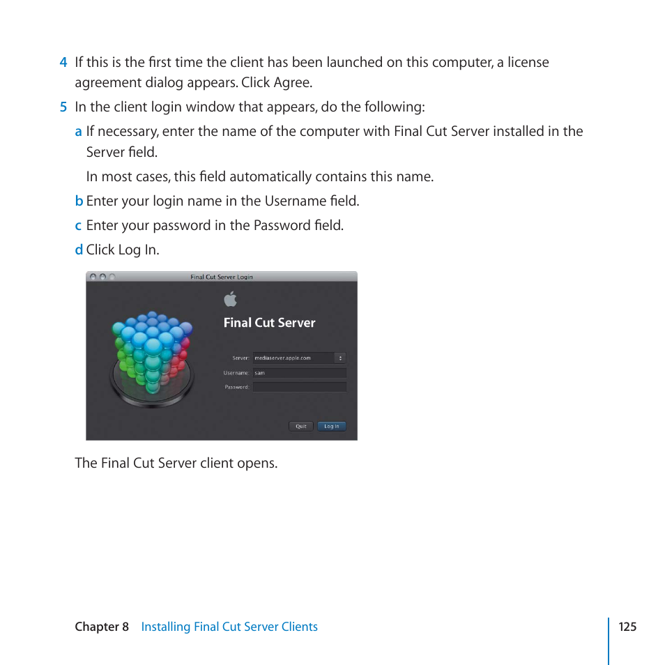 Apple Final Cut Server 1.5 User Manual | Page 125 / 125