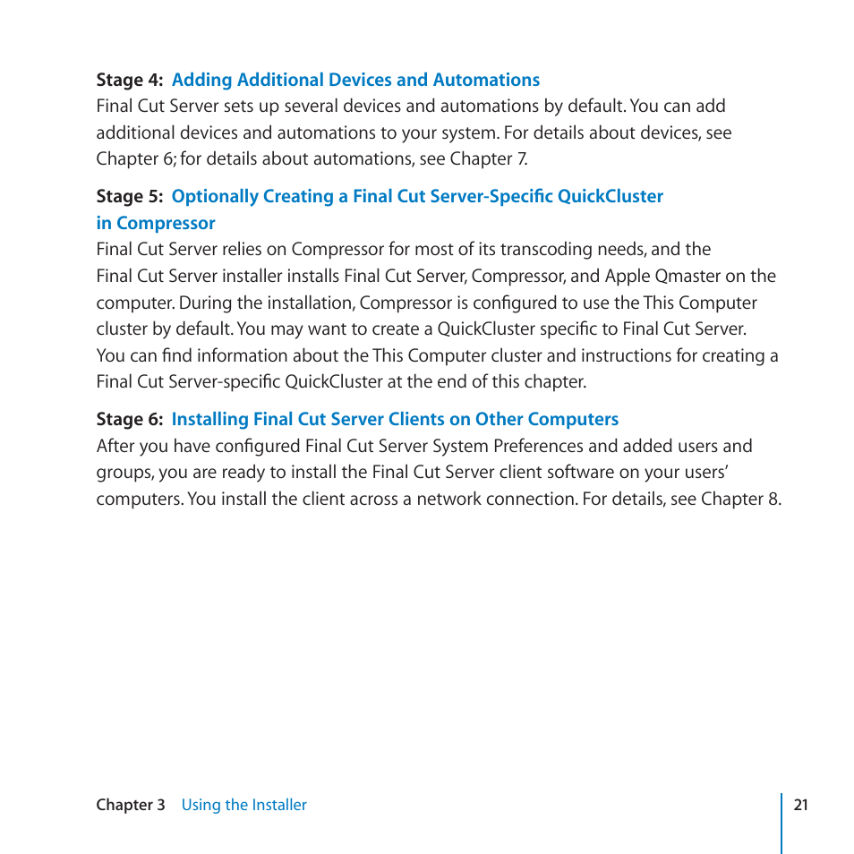 Apple Final Cut Server 1.5 User Manual | Page 21 / 125