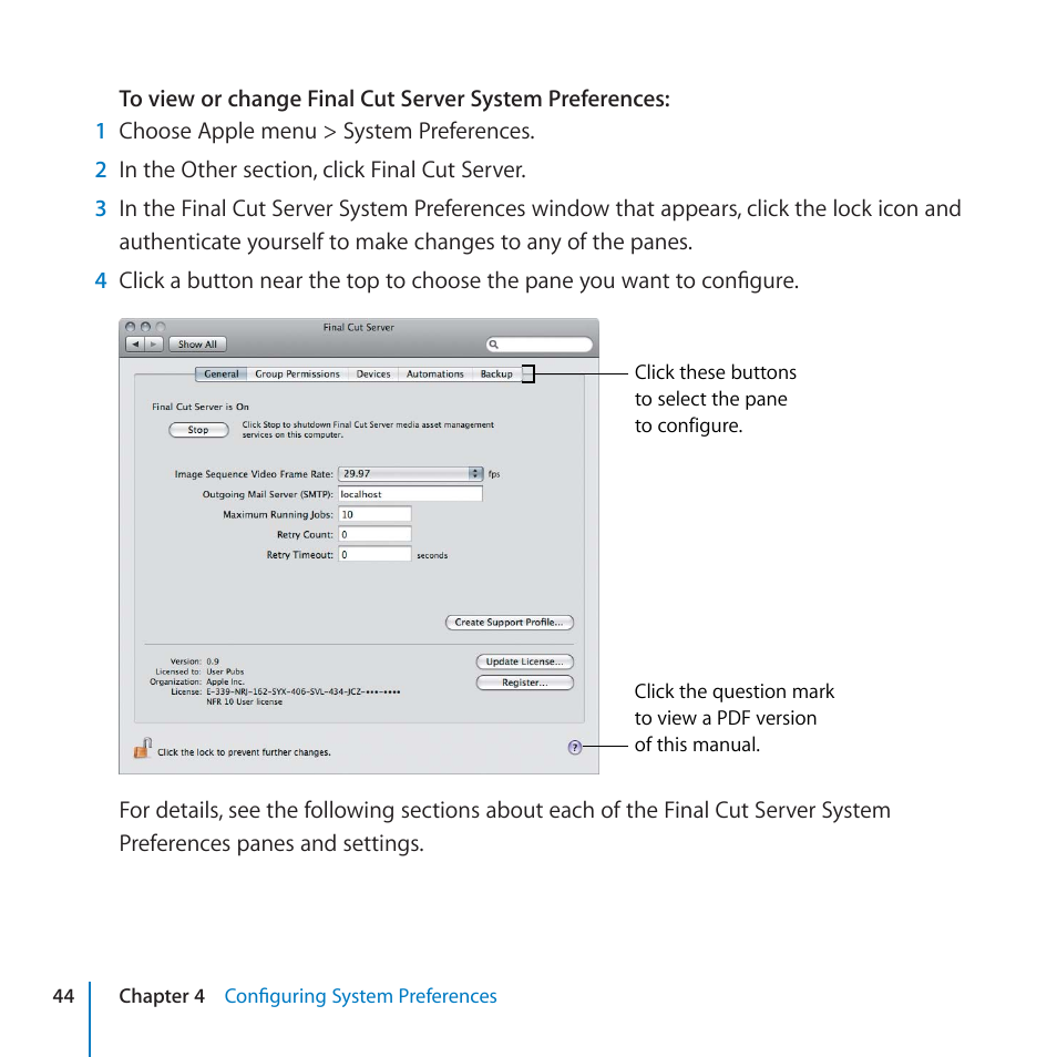 Apple Final Cut Server 1.5 User Manual | Page 44 / 125