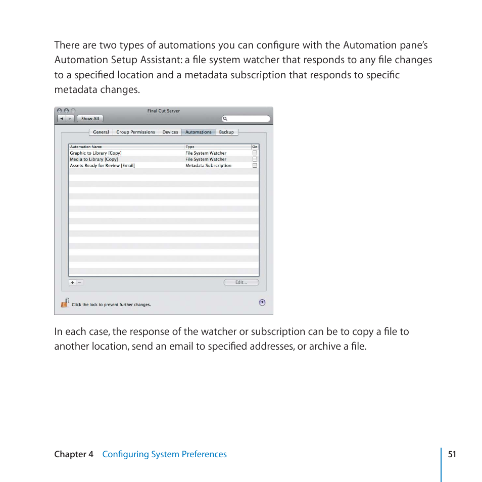 Apple Final Cut Server 1.5 User Manual | Page 51 / 125