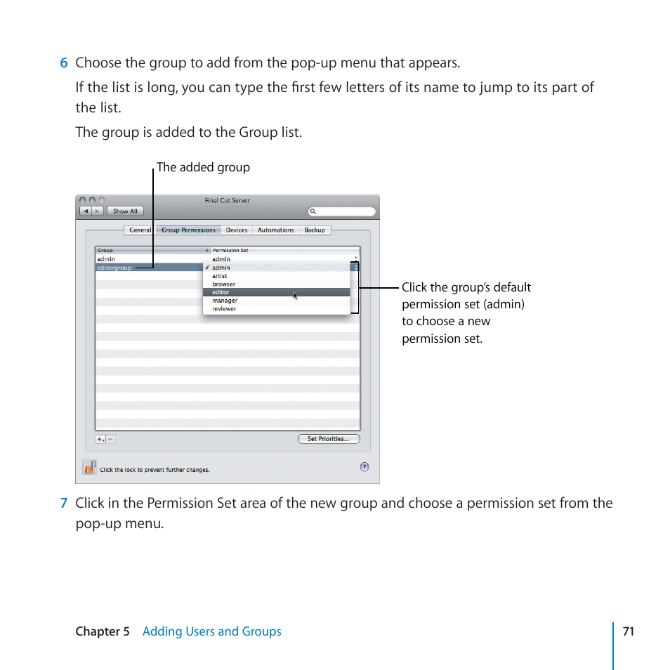 Apple Final Cut Server 1.5 User Manual | Page 71 / 125