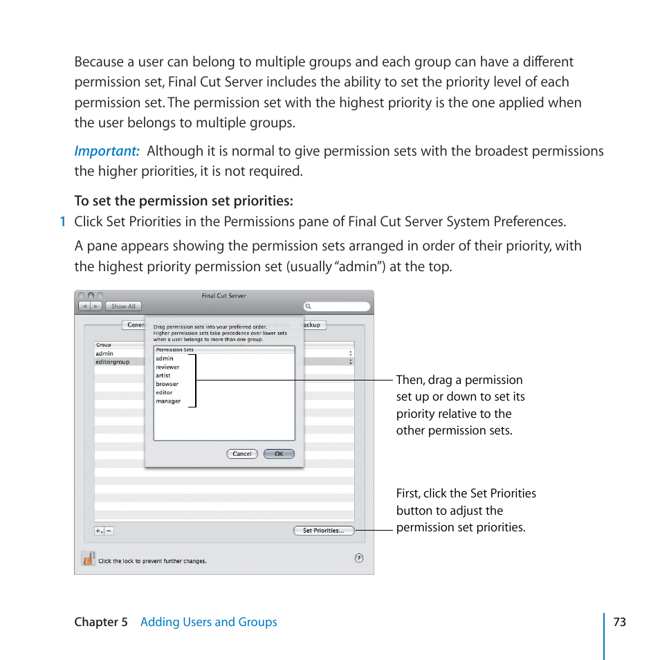 Apple Final Cut Server 1.5 User Manual | Page 73 / 125