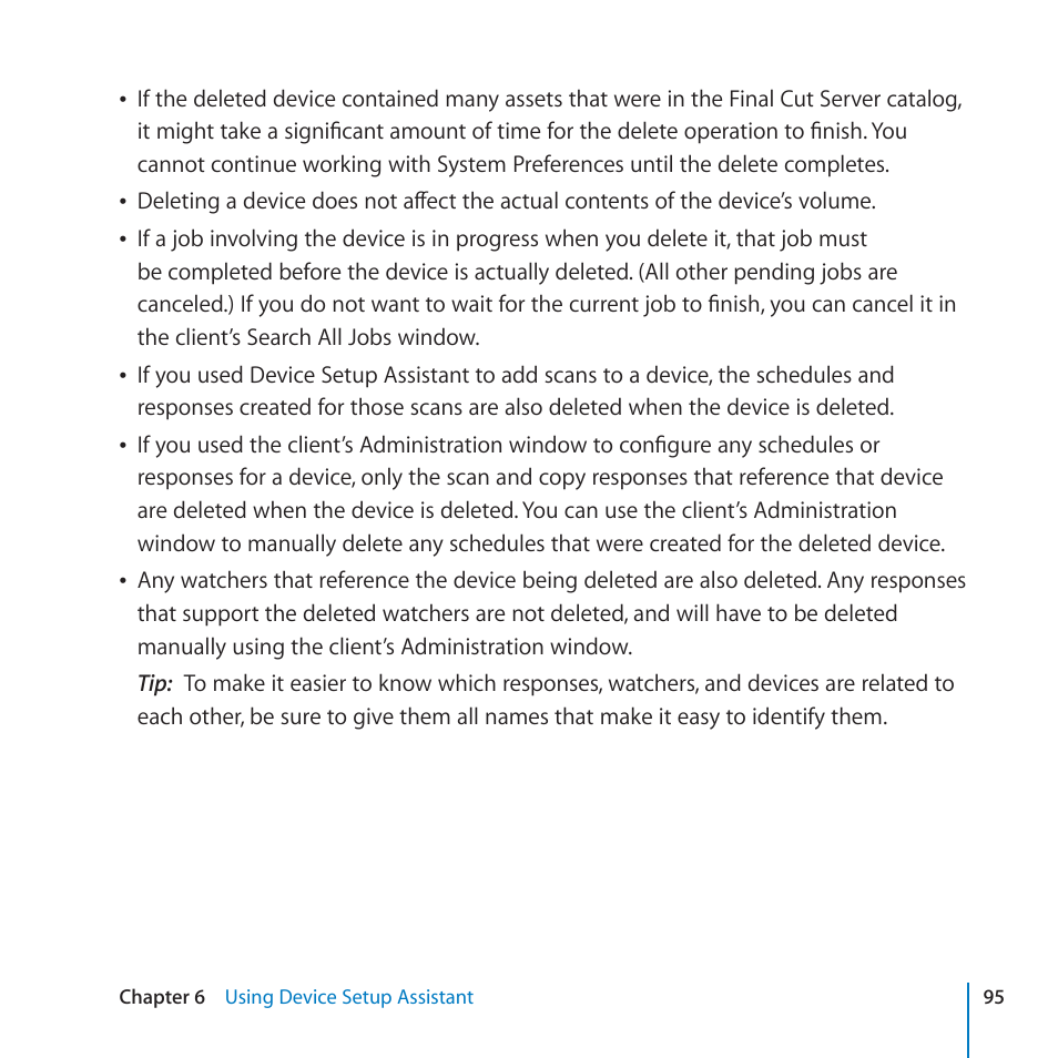 Apple Final Cut Server 1.5 User Manual | Page 95 / 125