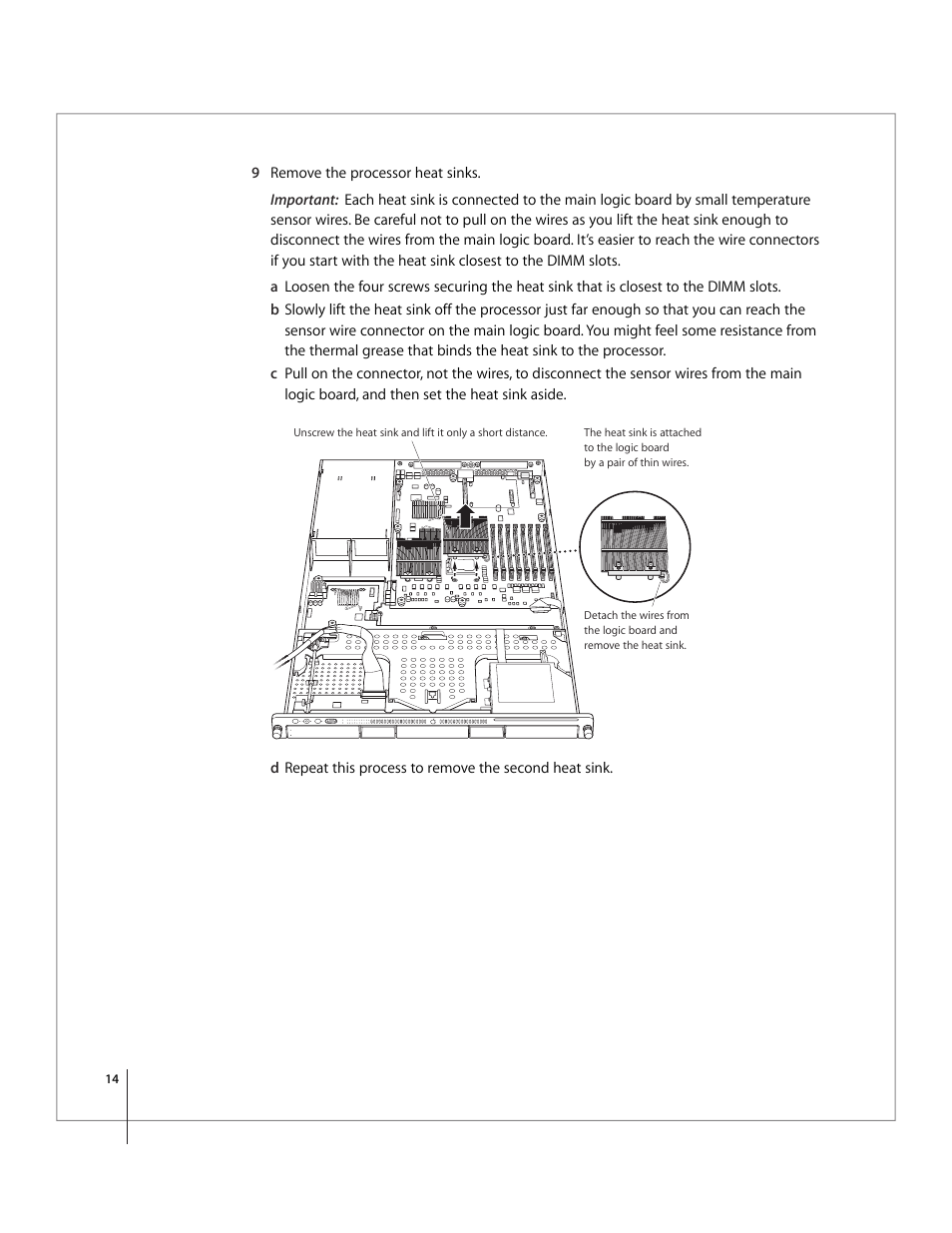 Apple Xserve Intel (Late 2006) Service Parts Kit User Manual | Page 14 / 28