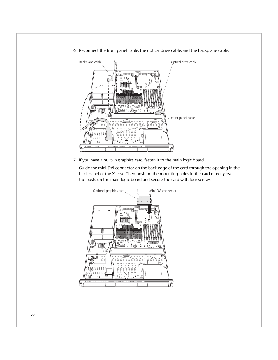 Apple Xserve Intel (Late 2006) Service Parts Kit User Manual | Page 22 / 28