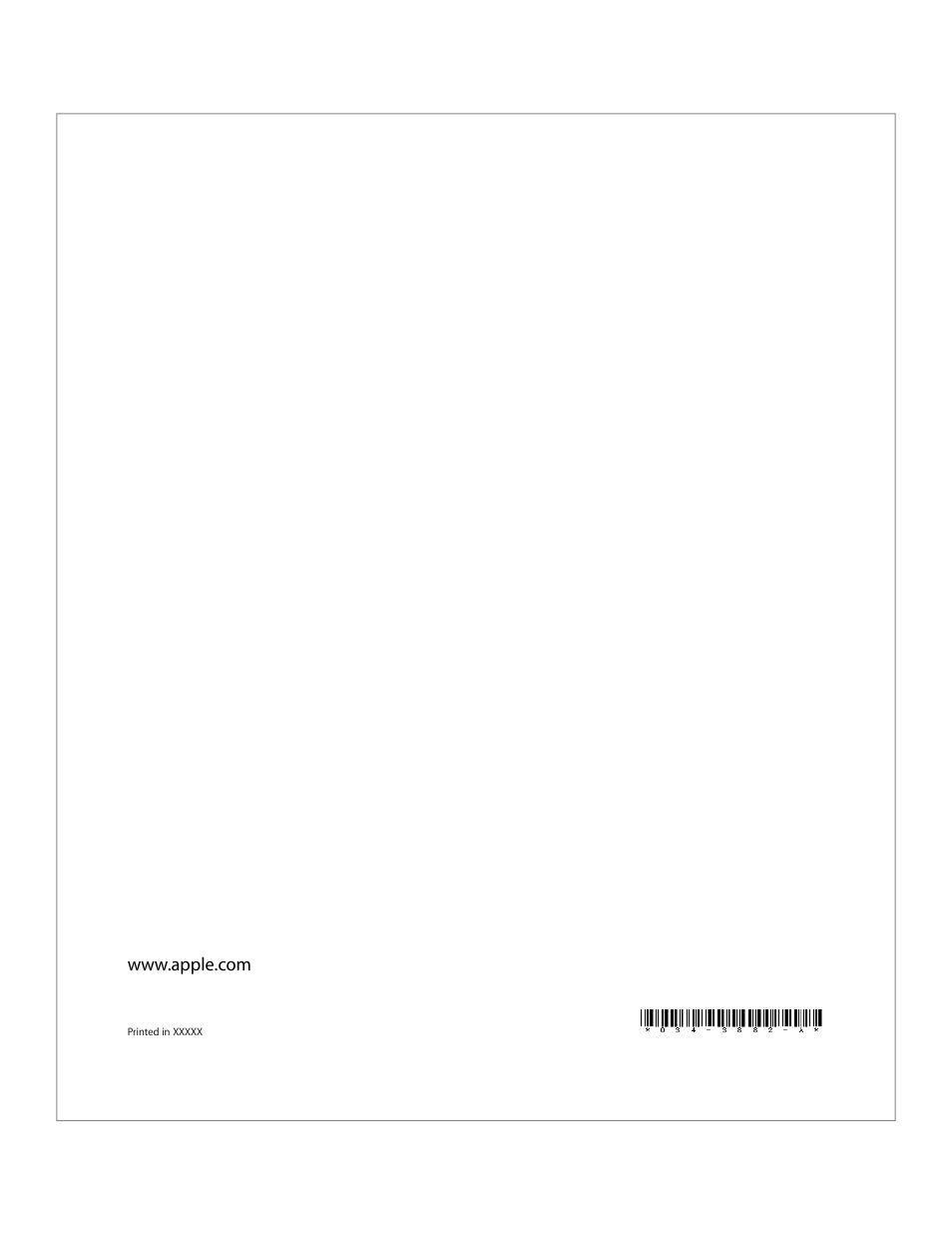 3882-a | Apple Xserve Intel (Late 2006) Service Parts Kit User Manual | Page 28 / 28