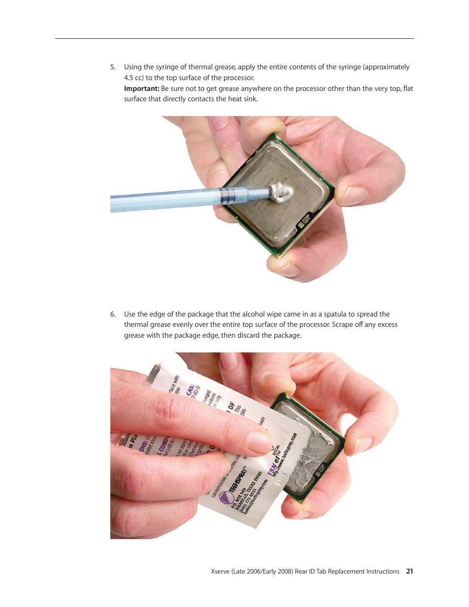 Apple Xserve (Early 2008) DIY Procedure for Rear ID Tab User Manual | Page 21 / 28