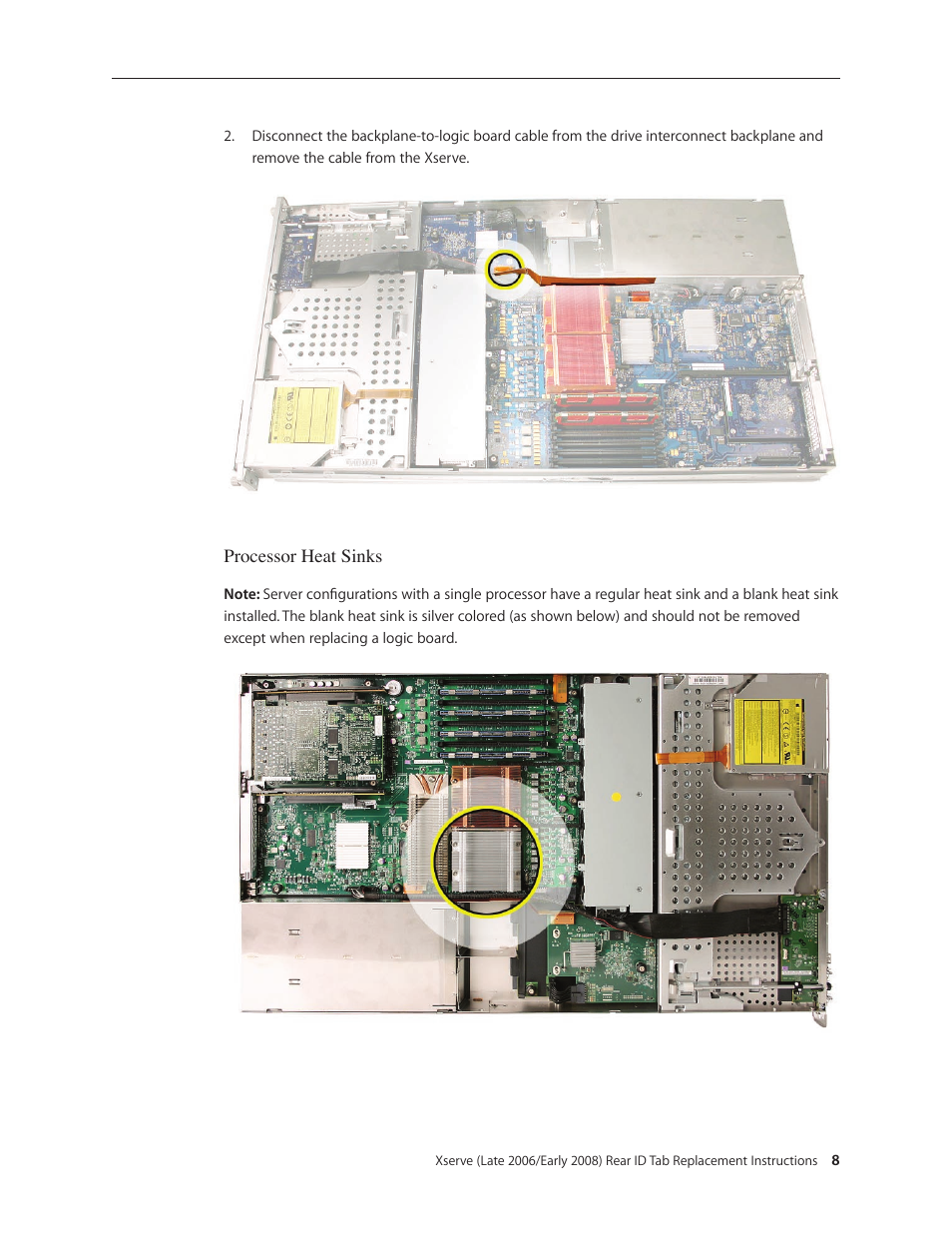 Apple Xserve (Early 2008) DIY Procedure for Rear ID Tab User Manual | Page 8 / 28