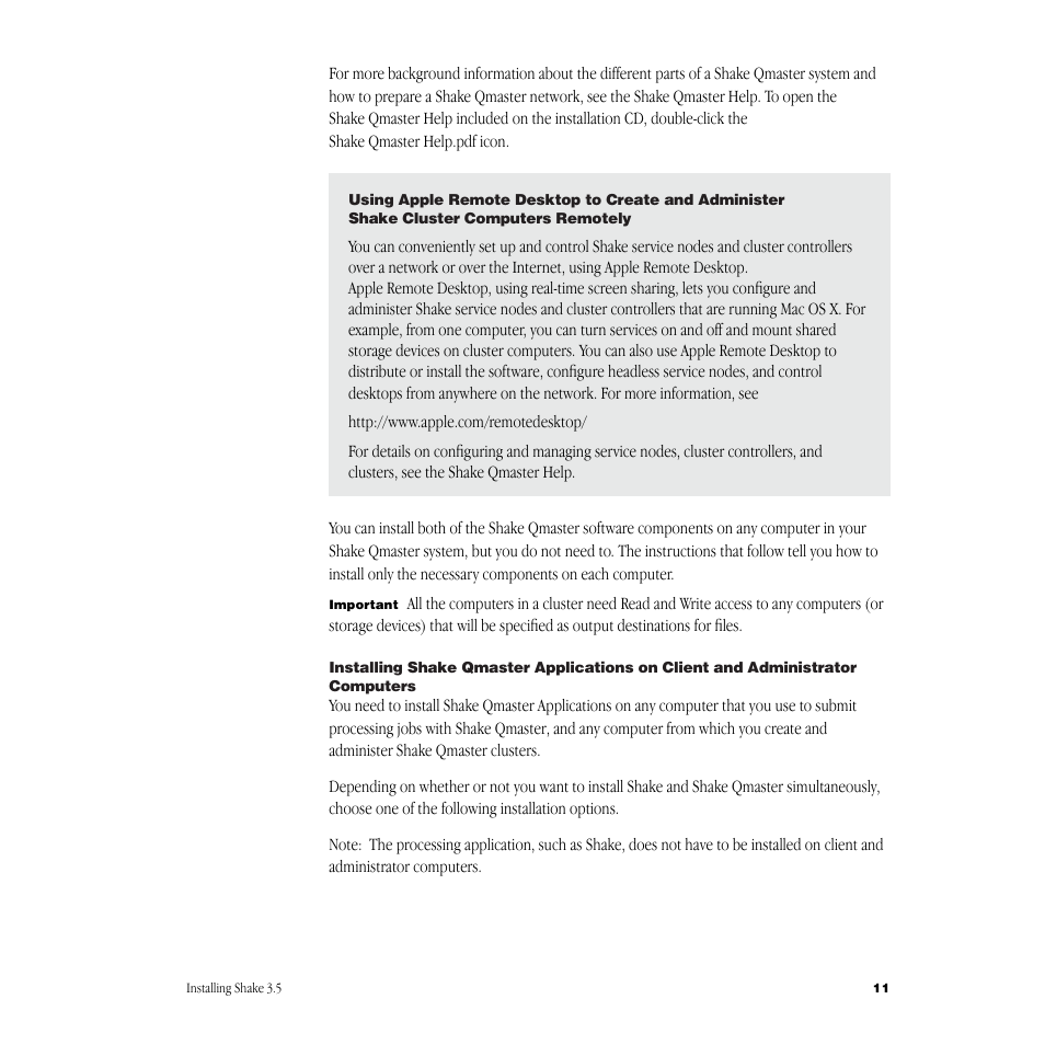 Apple Shake 3.5 User Manual | Page 11 / 16