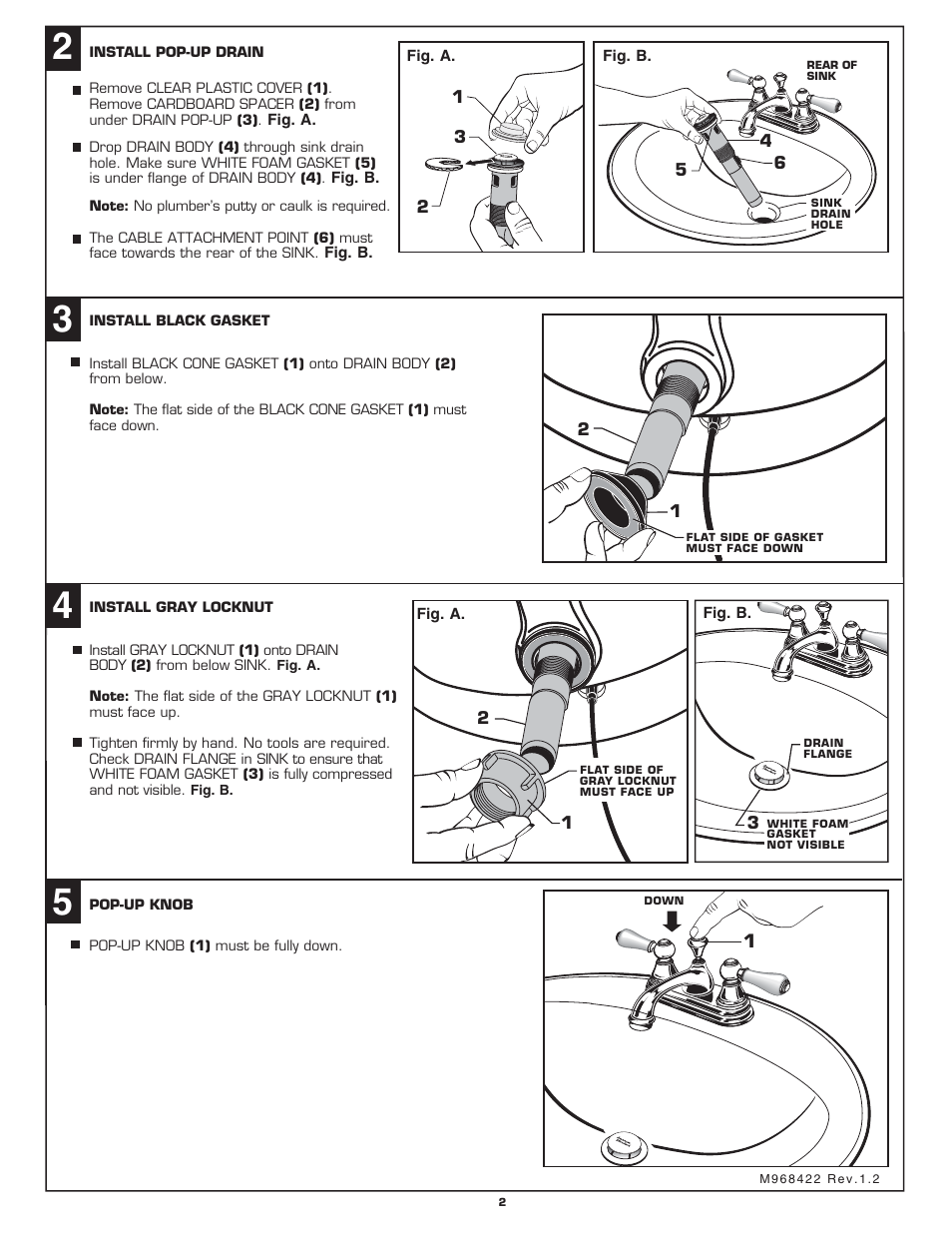 American Standard WILLIAMSBURG 2804 User Manual | Page 2 / 4