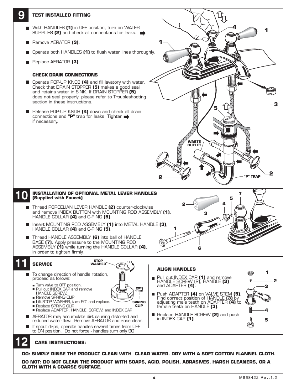 American Standard WILLIAMSBURG 2804 User Manual | Page 4 / 4