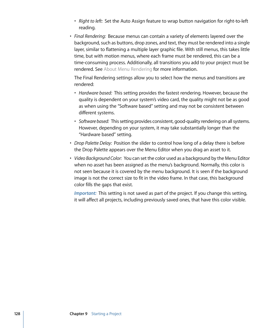 Apple DVD Studio Pro 4 User Manual | Page 128 / 656