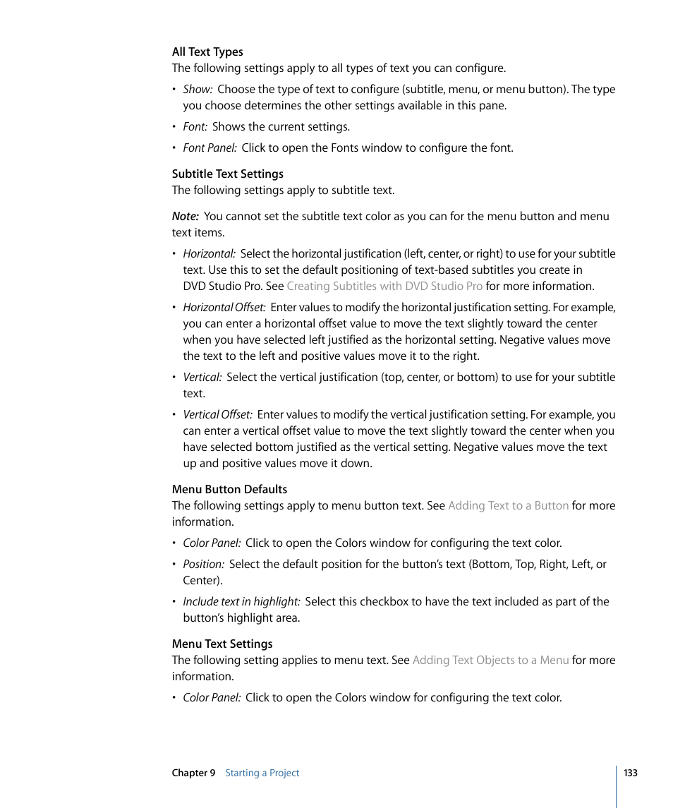 Apple DVD Studio Pro 4 User Manual | Page 133 / 656