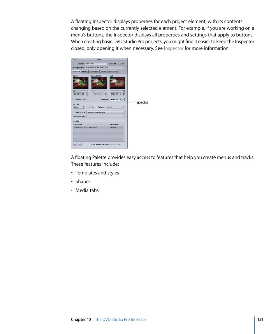 Apple DVD Studio Pro 4 User Manual | Page 151 / 656
