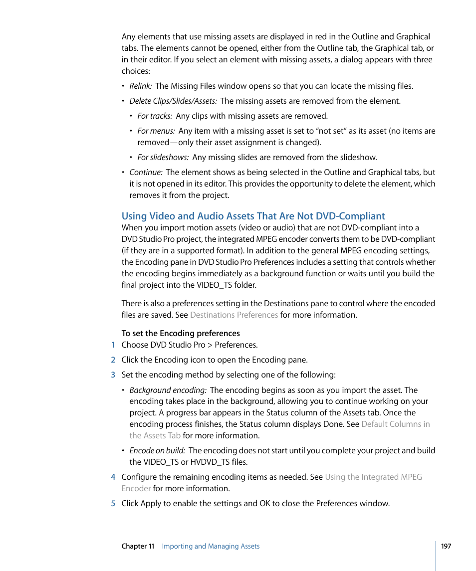 Apple DVD Studio Pro 4 User Manual | Page 197 / 656