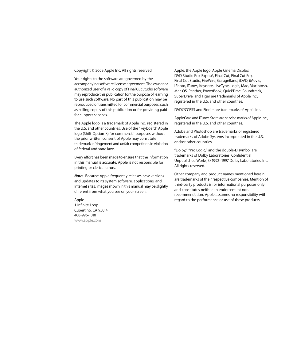 Apple DVD Studio Pro 4 User Manual | Page 2 / 656