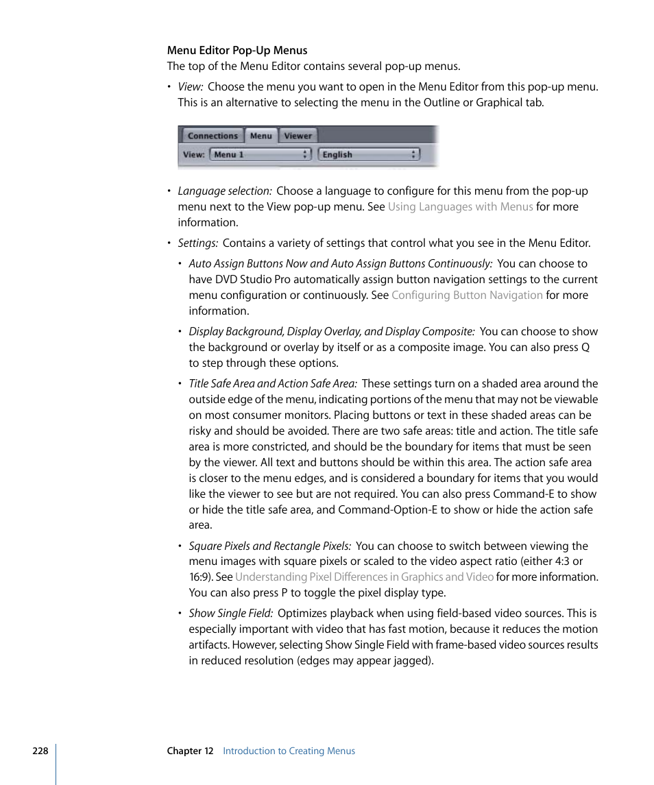 Apple DVD Studio Pro 4 User Manual | Page 228 / 656