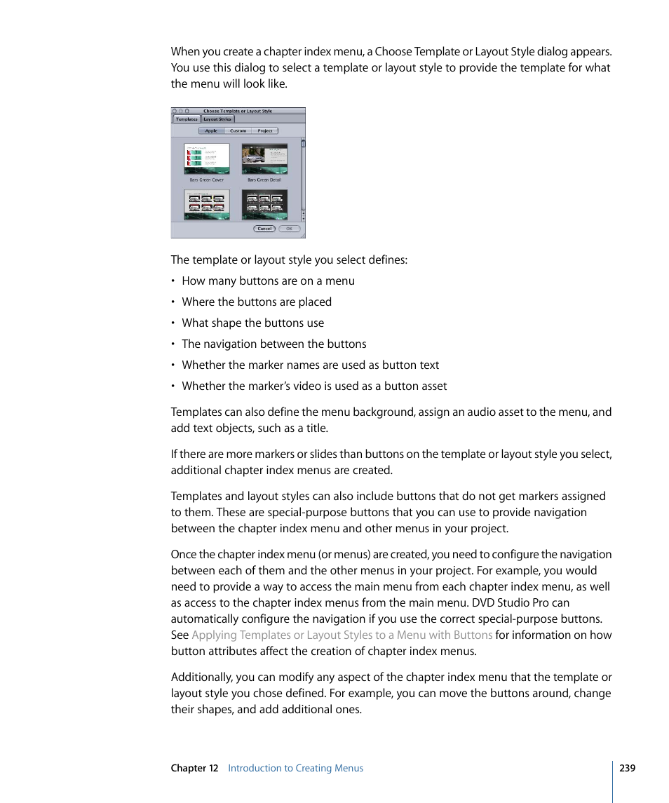 Apple DVD Studio Pro 4 User Manual | Page 239 / 656
