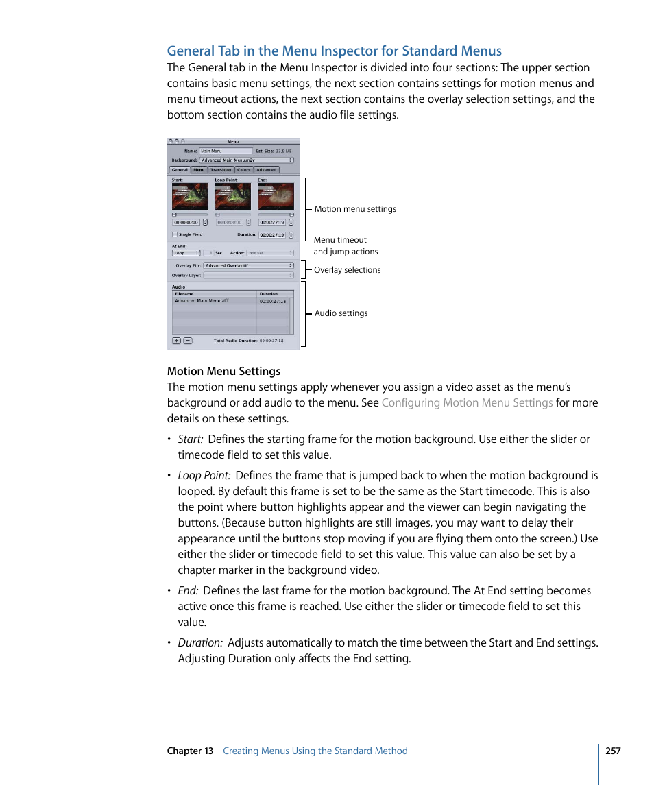 Apple DVD Studio Pro 4 User Manual | Page 257 / 656