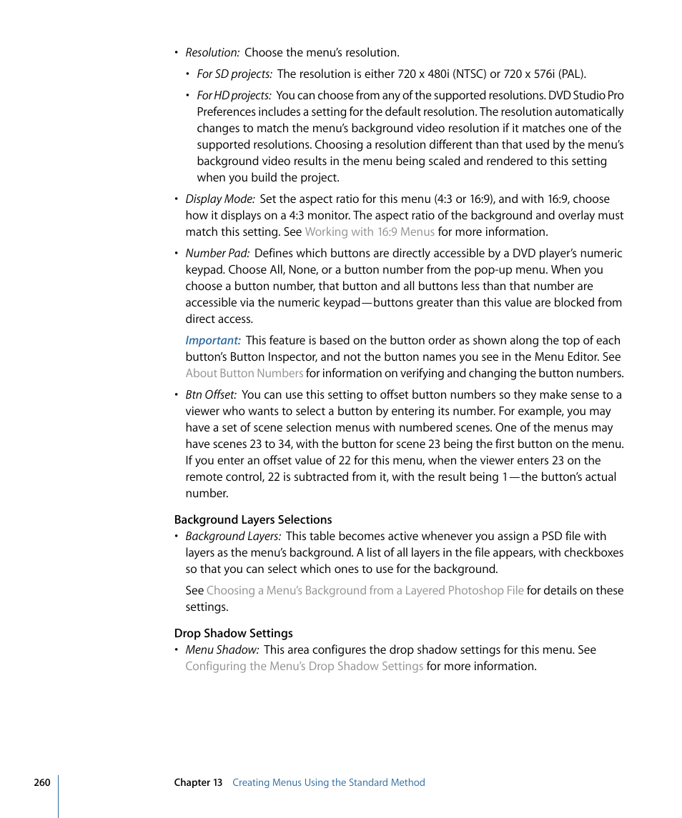 Apple DVD Studio Pro 4 User Manual | Page 260 / 656
