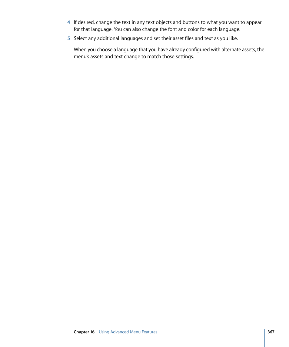 Apple DVD Studio Pro 4 User Manual | Page 367 / 656