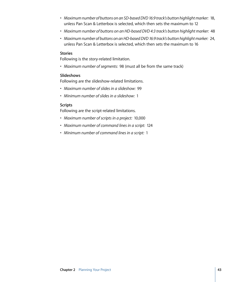 Apple DVD Studio Pro 4 User Manual | Page 43 / 656