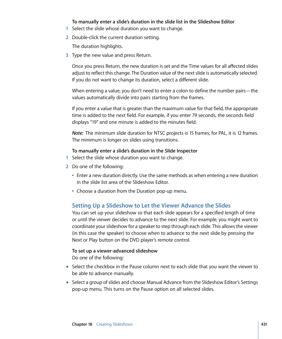 Slides | Apple DVD Studio Pro 4 User Manual | Page 431 / 656