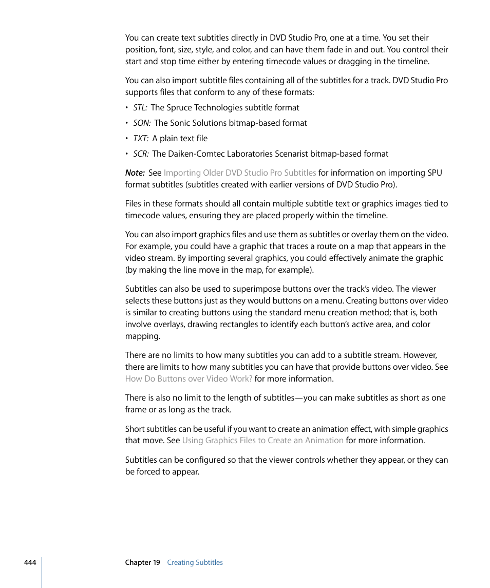 Apple DVD Studio Pro 4 User Manual | Page 444 / 656