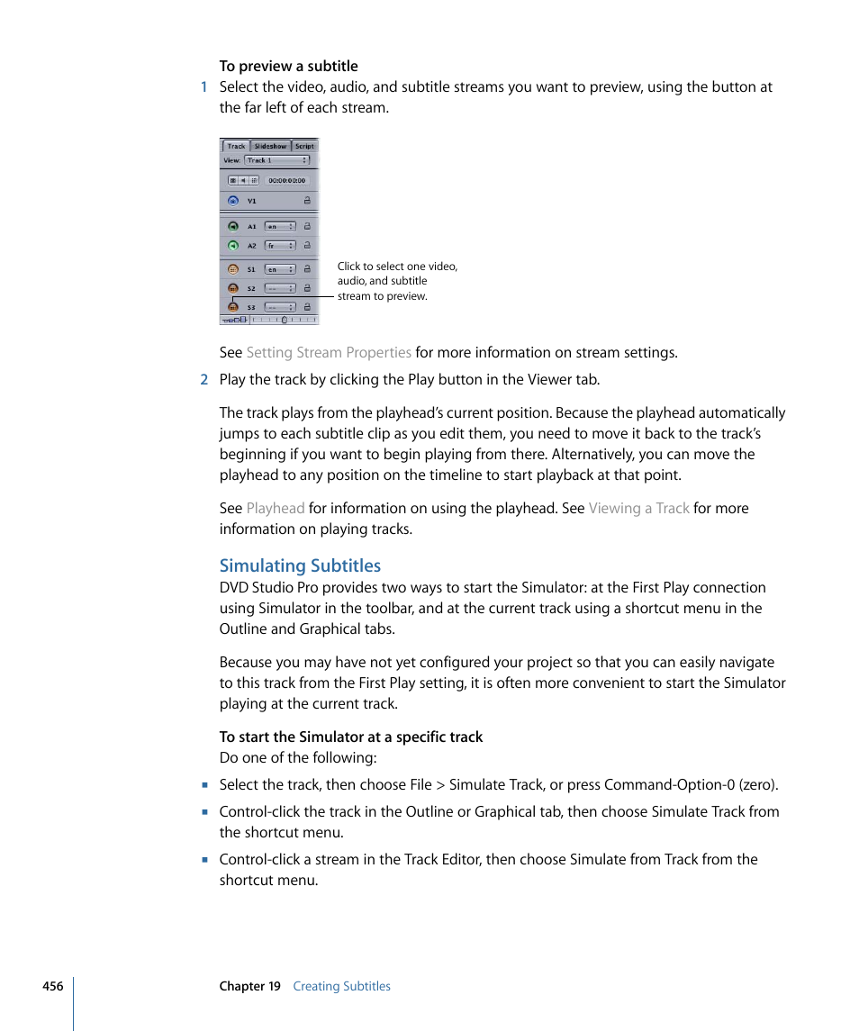 Simulating subtitles | Apple DVD Studio Pro 4 User Manual | Page 456 / 656