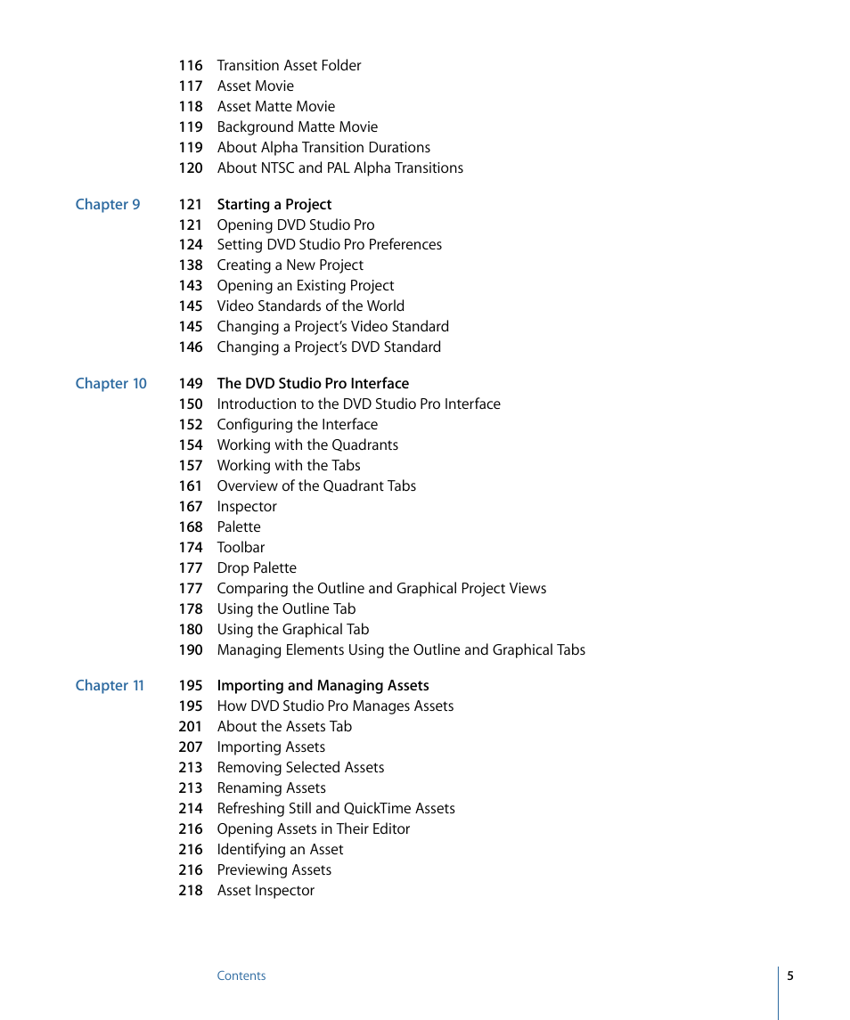 Apple DVD Studio Pro 4 User Manual | Page 5 / 656