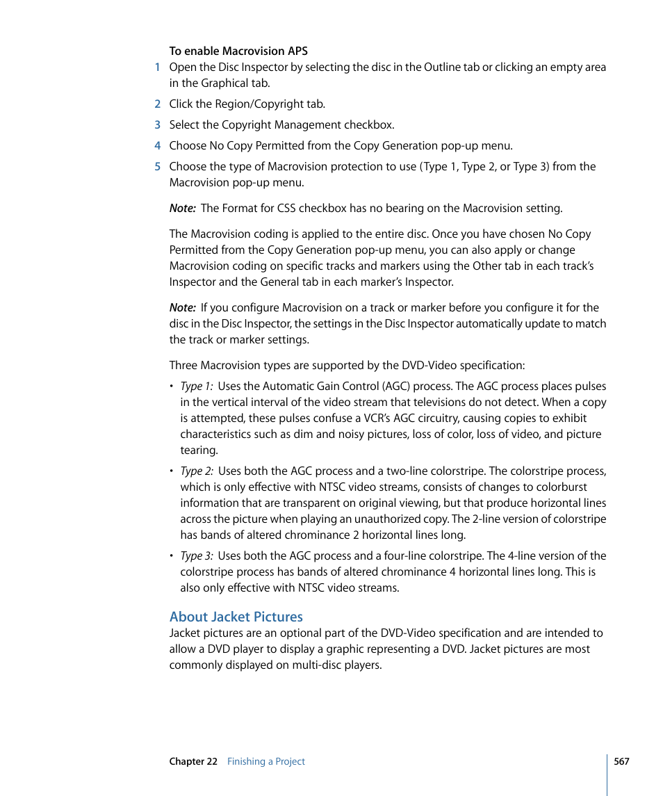 About jacket pictures | Apple DVD Studio Pro 4 User Manual | Page 567 / 656