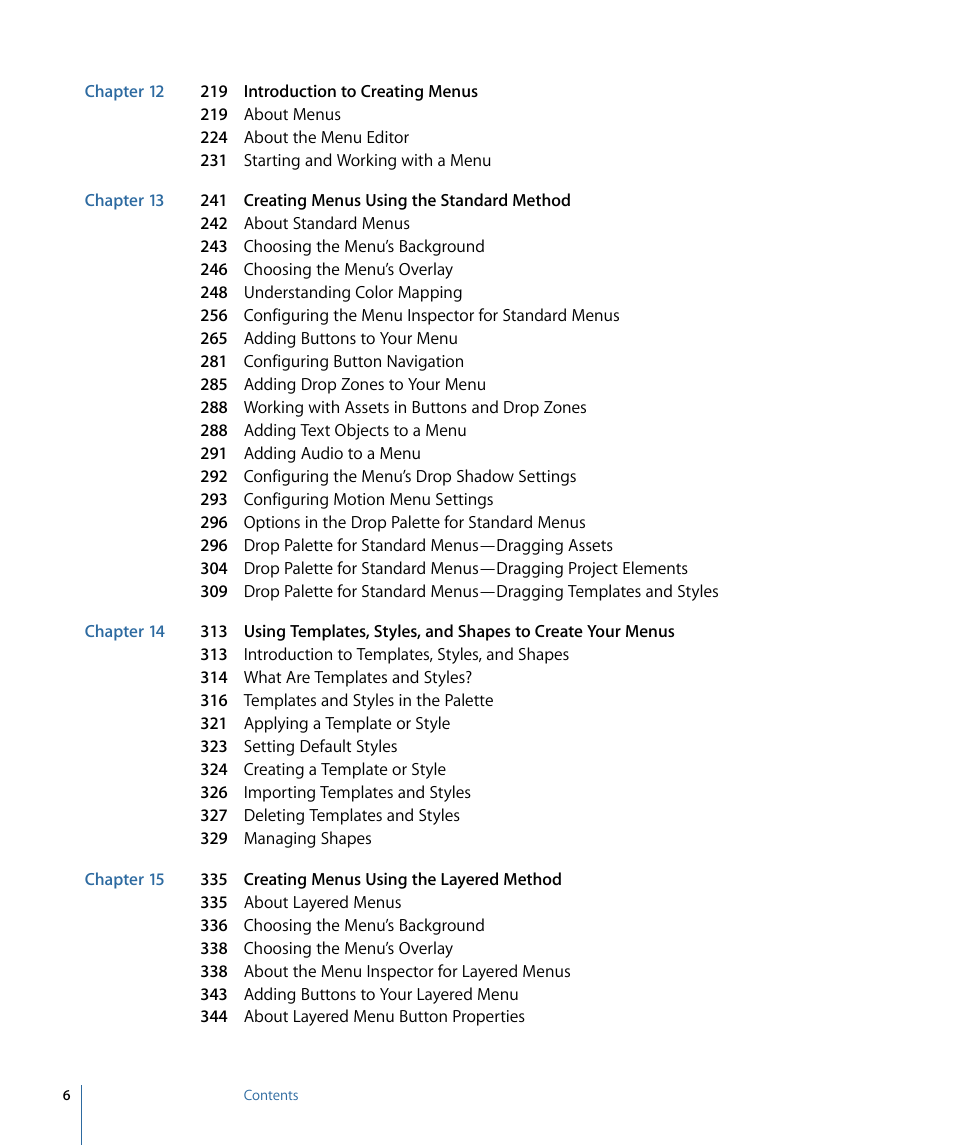 Apple DVD Studio Pro 4 User Manual | Page 6 / 656