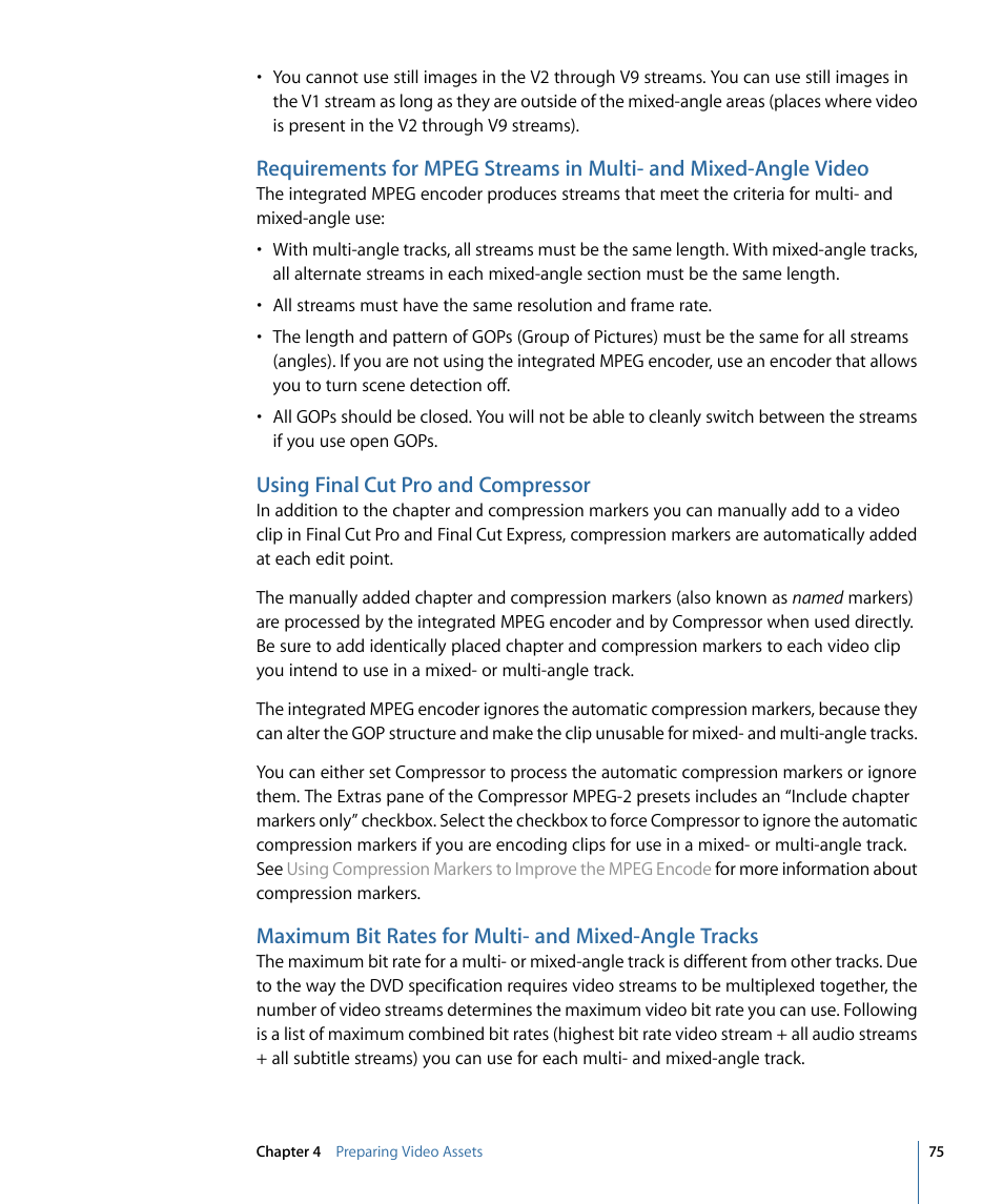 Using final cut pro and compressor | Apple DVD Studio Pro 4 User Manual | Page 75 / 656