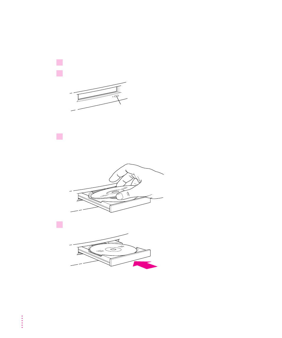 Inserting a cd-rom disc | Apple Power Macintosh 7500 Series User Manual | Page 78 / 179