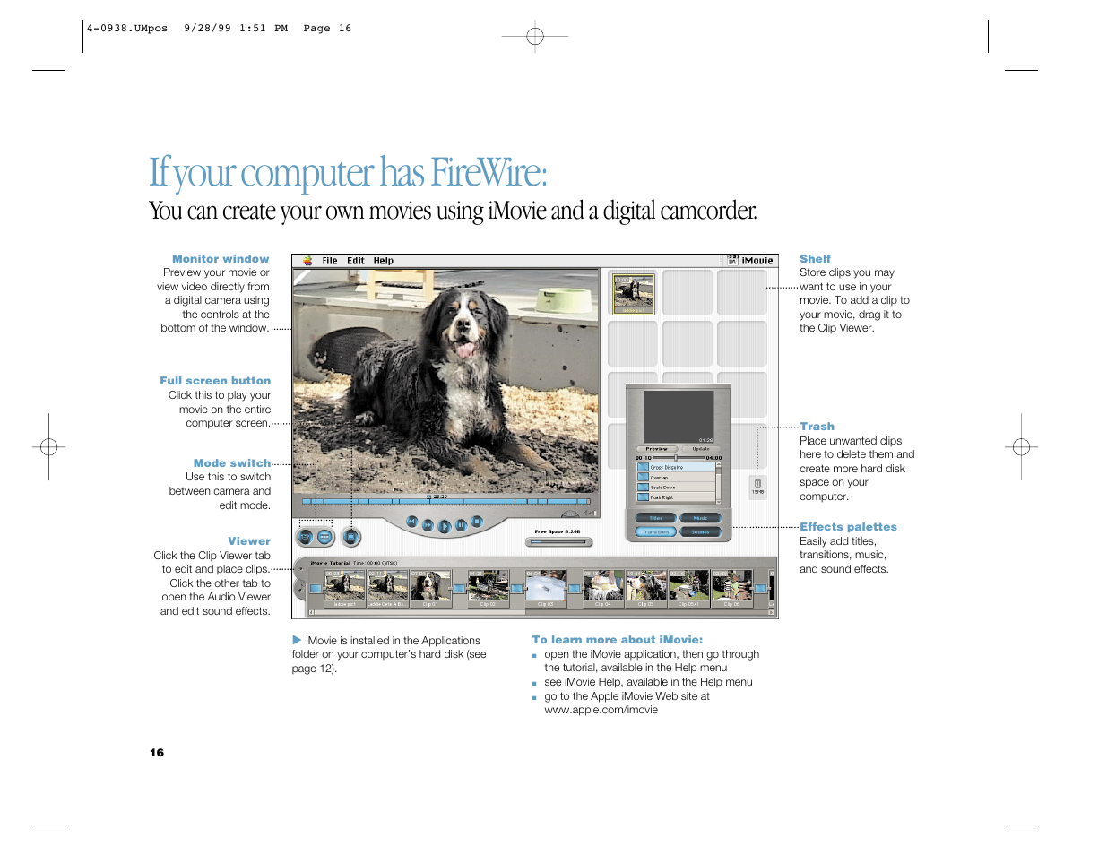 If your computer has firewire | Apple iMac G3 (Original) User Manual | Page 16 / 32