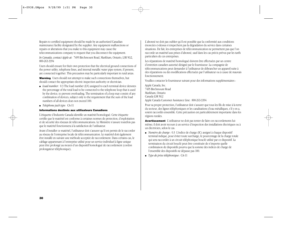 Apple iMac G3 (Original) User Manual | Page 30 / 32
