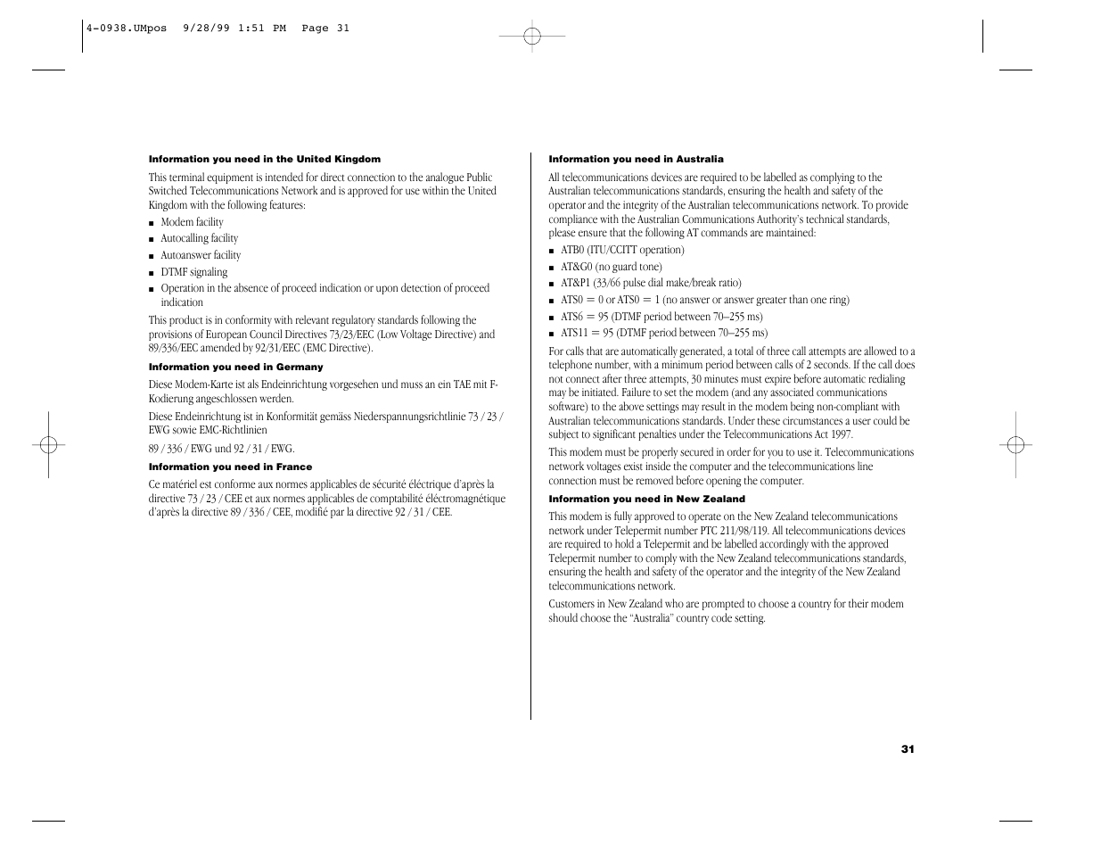 Apple iMac G3 (Original) User Manual | Page 31 / 32